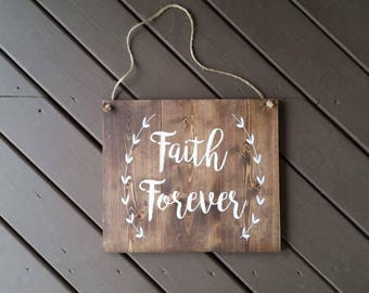 Personalized Wood Sign, Custom Wood Sign, Faith Signs, Wood Signs, Home Decor, Wall Decor, Wall Hangings, Wreath Signs, Rustic Signs