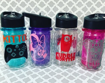 Personalized Back to school kids water bottles