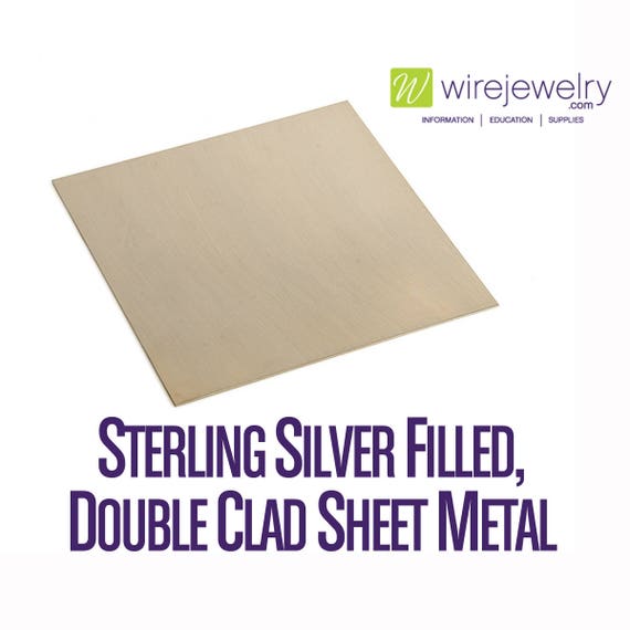 Silver Filled Sheet Metal Double Clad Dead Soft 3 Inch