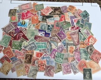 110 Foreign Stamps from Around the World