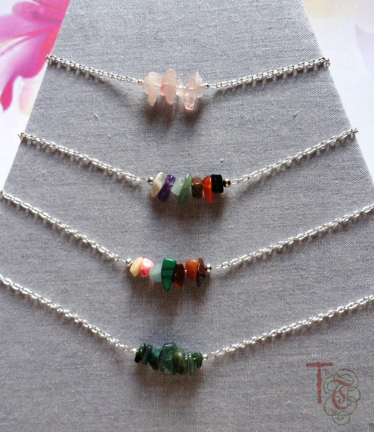 Chakra Beaded Necklace Choose Board Healing Jewelry - Hobby Horizons Hub