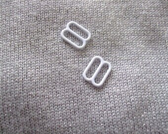 LOT 2 fasteners 8 (1.3 cm x 1.2 cm) for bra straps