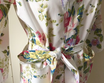 Luxury kimono robe, bridal party robe, bridesmaid robe, kimono robe, vintage fabric robe, kimono wrap, bridesmaid gift, kimono dressing gown