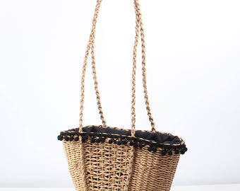 Summer Straw Bag Hand Woven Bag handbag Vocation Beach Bag