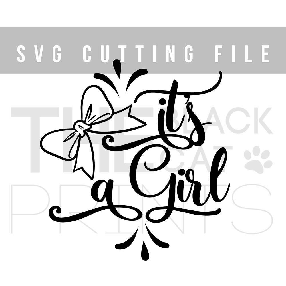 Download It's a girl svg file Baby shower svg for Cricut svg cut