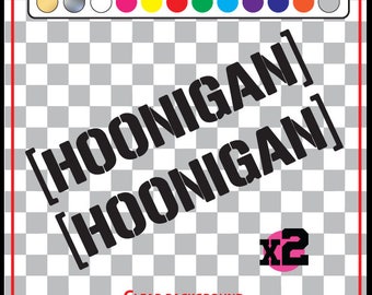 5 ADESIVI JDM Set Di Adesivi Auto Tuning Sticker OEM Hoonigan Static Blow Decal Stemmi Per Auto Tuning Ed Elaborate 731036