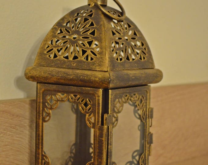 10%OFF Set of 10 Vintage Moroccan Lantern / Bronze lantern / Rustic lantern / Lanterns / wedding lantern / weddings lanterns / lantern ce...