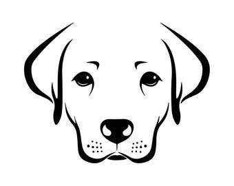 Labrador Retriever #4 Dog Breed K-9 Animal Pet Hound Lab Puppy Logo .SVG .EPS .PNG Digital Clipart Vector Cricut Cut Cutting Download File