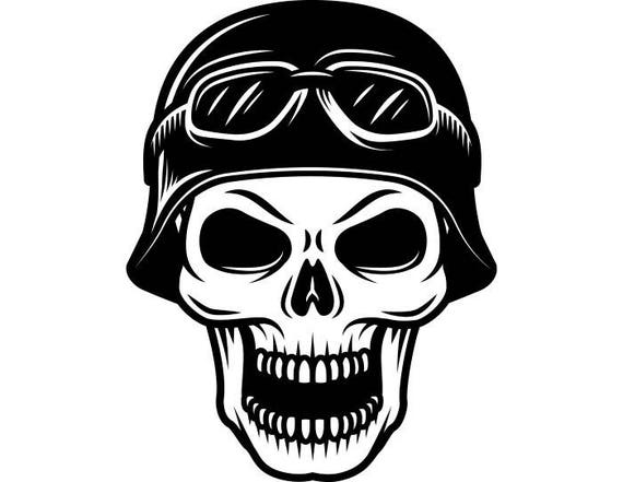 Motorcycle Skull 10 Helmet Goggles Chopper Outlaw Bike Biker