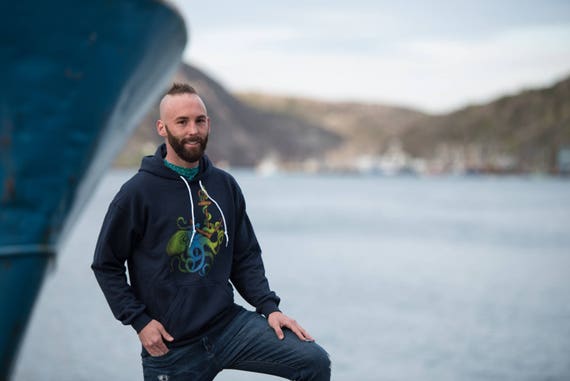 Octopus pullover hoodie