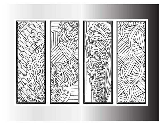 Download DIY Bookmarks Printable Coloring Page Adult Coloring Pages