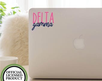 Vinyl Decal, GREEK, SORORITY, Delta Gamma, Font Fun