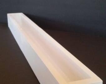 18 inch window sill planter- classic white