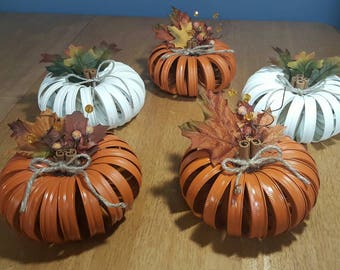 Rustic Pumpkin, Mason Jar Lids, Fall Decor, Farmhouse, Fall Decor