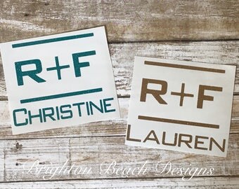 Rodan and Fields Decal/R and F Decal/Personalized Rodan Fields Decal/Yeti Decal/Tumbler Decal/Car Decal/Mug Decal