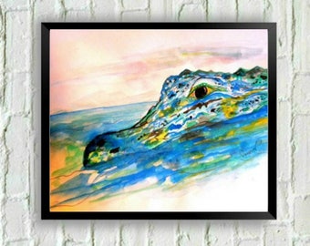 Florida Gator Wall Art gators art | etsy Florida Gator Wall Art gators art | etsy