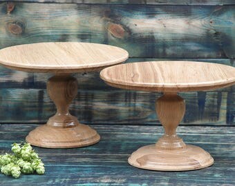 12 Inches Oak Cake StandWedding PedestalWedding StandCupcake 12 Inches Oak Cake StandWedding PedestalWedding StandCupcake