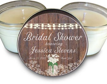 Bridal Shower Favors Set of 12 - 4 oz