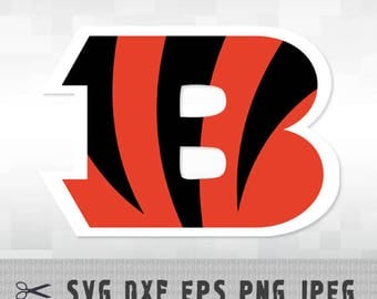 Cincinnati Bengals SVG PNG Logo Layered Vector Cut File Silhouette Studio Cameo Cricut Design Template Stencil Vinyl Decal Transfer Iron on