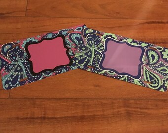 Personalized Tag, Car Tag, Truck Tag, Paisley Tag, Monogrammed Vehicle Tag, Gifts for Her, Personalized License Plate