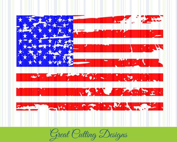Download Distressed Flag SVG Cut File DXF Svg America US Cricut svg