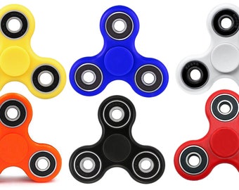 Hand Spinner Stress Relief Toy, Tri-Spinner Fidget Toy Metal Bearing EDC Focus Toy