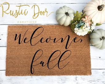 Welcome Fall- Doormat | Fall Doormat