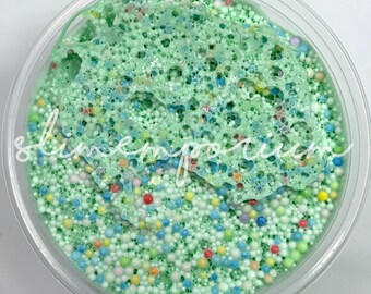 Minty pebbles slime smoothie