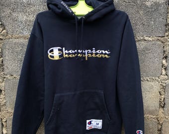 Champion X Supreme Hoodie SpellOut Logo