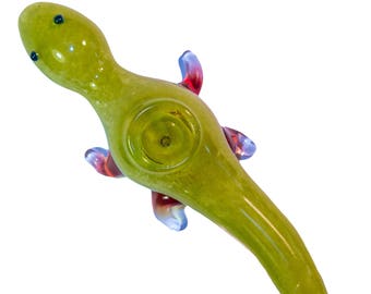 Glass Smoking Pipes, Glass Pipes Raptor, handcrafted collectible gift