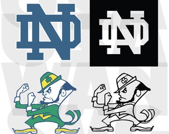 Notre Dame Fighting Irish svg, Notre Dame Fighting Irish png, Notre Dame university ncaa basketball football badge embleminstant download
