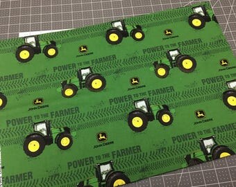 John Deere Fabric, John Deere Fabric by the yard, Tractor Fabric, Farm Fabric, Sewing and Crafting Supplies, Fabric by the yard, Quilting