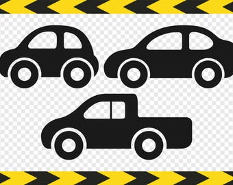 Car Svg cut file for Silhouette Cricut Clipart Clip art Sure cuts a lot Dxf Pdf Png files