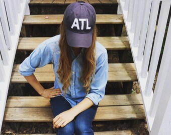 Hand Sewn Custom Airport Code Baseball Cap