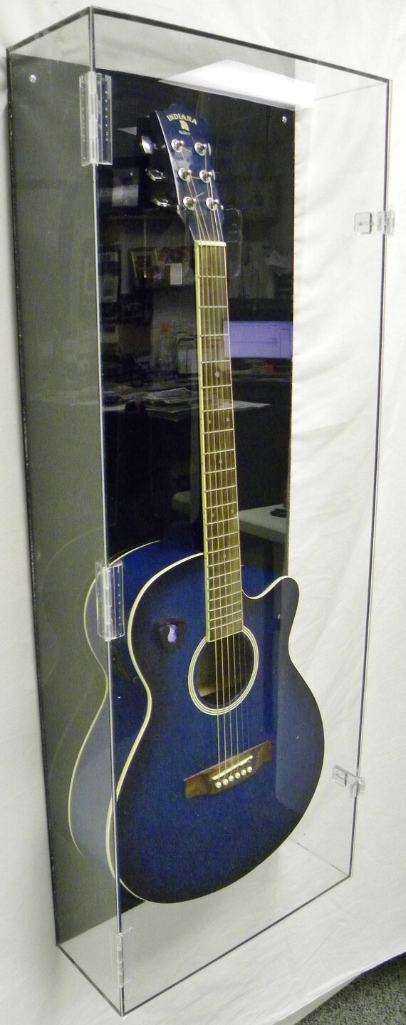 Acrylic Guitar Display Case All Acrylic Crystal Clear Guitar
