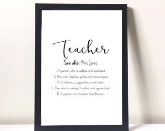 teacher gift personalised gifts for teachers teacher appreciation gift teacher thank you - Teacher Pictures To Print teacher gift personalised gifts for teachers teacher appreciation gift teacher thank you - Teacher Pictures To Print