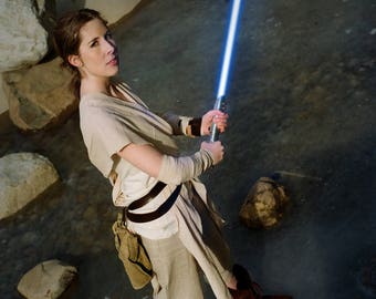 Star Wars Rey The Force Awakens Jedi Cosplay Costume
