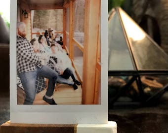 Small Photo Holder // Picture Stand // Polaroid // Photobooth