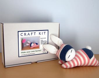 sock bunny craft kit rabbit sewing kit etsy uk sock bunny craft kit rabbit sewing kit etsy uk
