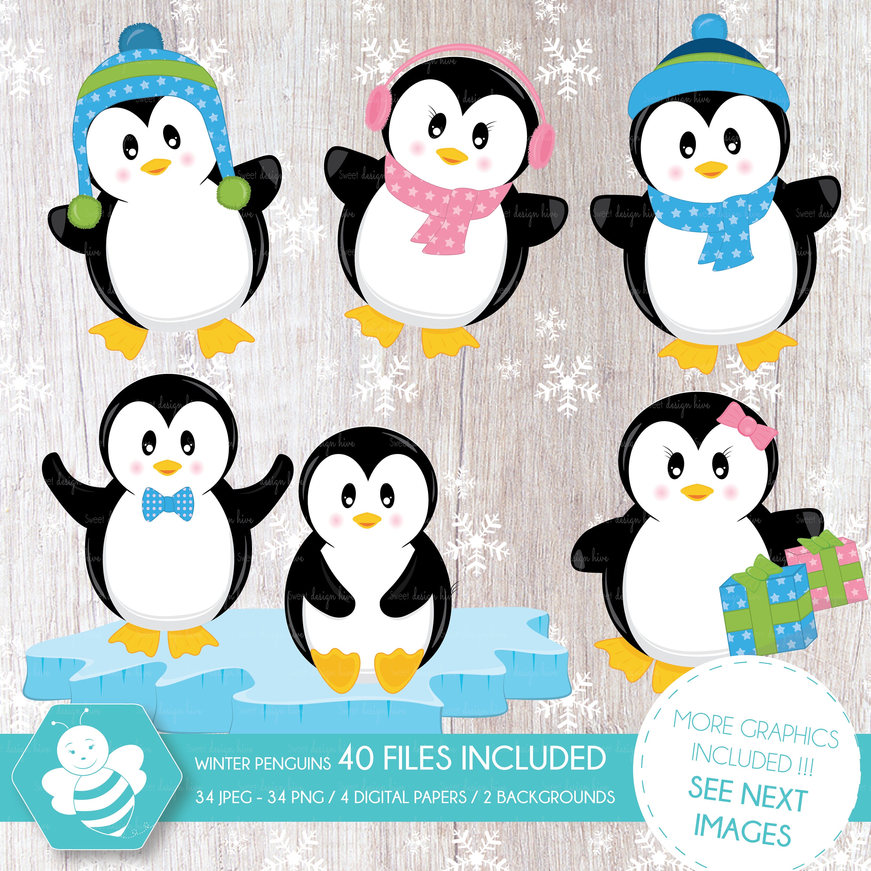 Download Penguins clipart, Penguin clipart, Winter penguins clipart ...