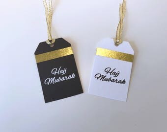Hajj Mubarak, Hajj Mubarak gift tag, Umrah Mubarak gift tag, Hajj tags, Umrah tags