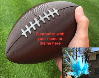 Football Gender Reveal, Gender Reveal Football, Gender Reveal Ideas, Gender Reveal, Gender Reveal Baseball, customizable football
