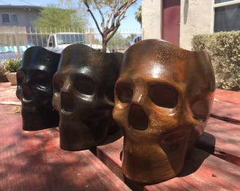Large Skull Vase Planter Pot