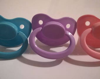 Nuk 6 Adult Sized Pacifier // For ABDL , Age Play , BDSM , Littles , Middles, Dd/Lg & Adult Babies Craft Supply