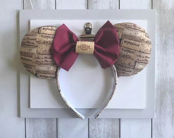 Epcot Food & Wine Festival Ears . Mickey Food and Wine Ears. Wine Ears