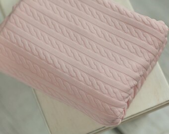 Blush Pink Newborn Beanbag Fabric, Pink Newborn Beanbag Fabric, Newborn Photography Fabric, Newborn Posing Fabric, Newborn Photo Prop, RTS
