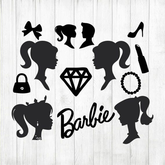 Download INSTANT DOWNLOAD Barbie Silhouette Barbie Svg Barbie