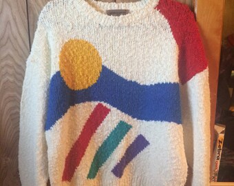 Vintage Colorblock Sweater