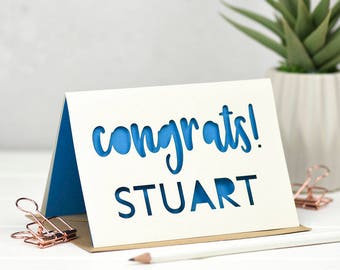 Congratulations Card - Congratulations - Congratulations Gift - Driving Test - Exam Results Card - Well Done Card - Exam Card