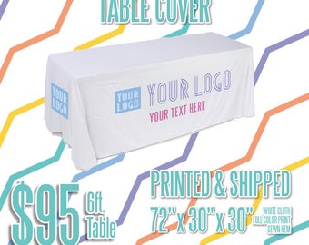 LLR Table Cover - White 6ft.